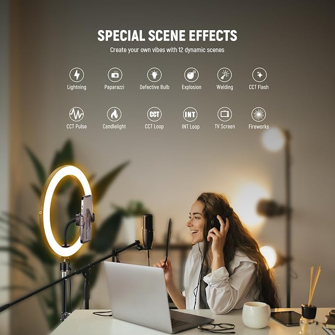 NEEWER 12" 24W Power LED Ring Light - Image 4