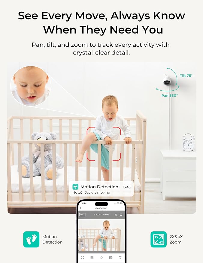 Dr.Care VistaView Lite Smart WiFi Baby Monitor - Image 6