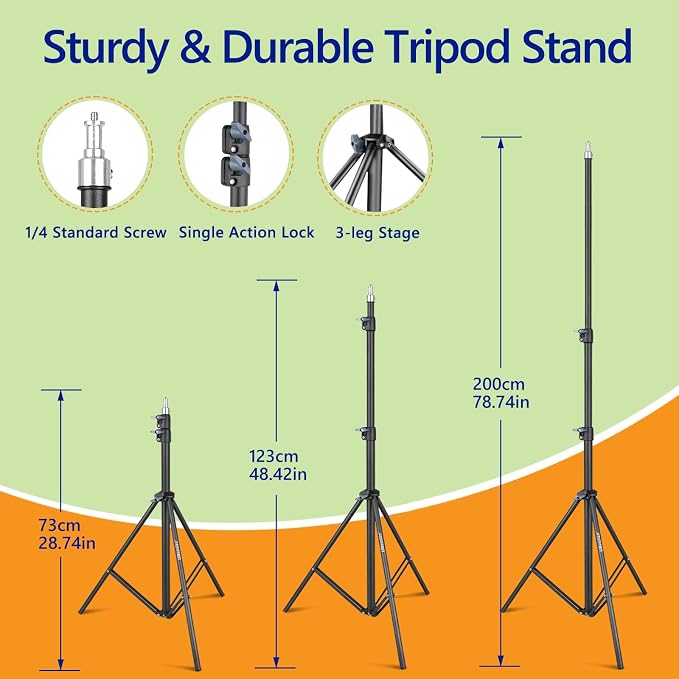 UBeesize Softbox Photography Lighting Kit, Continuous Lighting Kit - Image 6