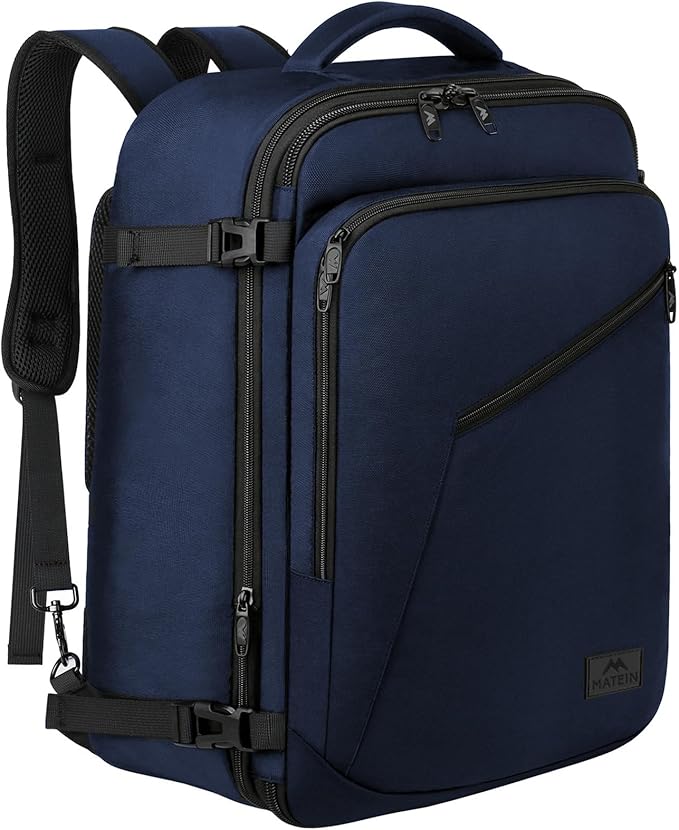 MATEIN Backpack for Travel, 27L Water Resistant Carry on Backpack Fits Overhead by MATEIN