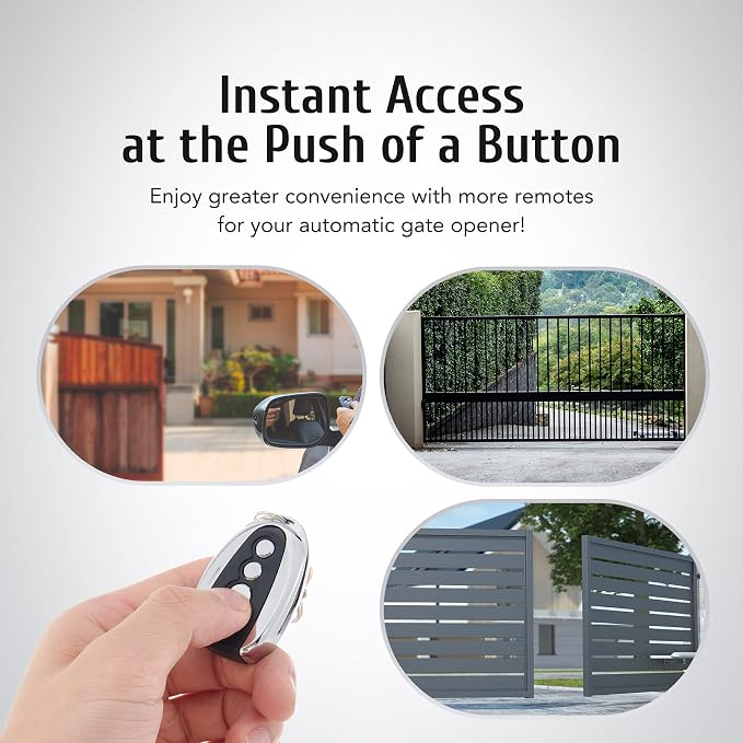 CO-Z Remote Control for Automatic Gate Openers, Electric Smart Gate Opener - Image 3