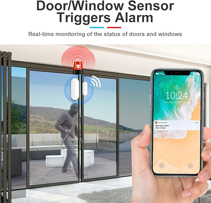 WiFi Door and Window Sensor: Wireless Contact Sensor - Image 2