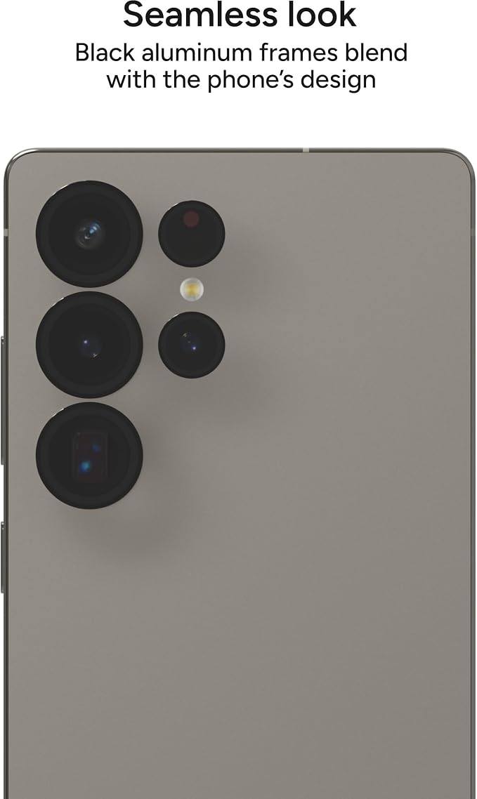 ZAGG Glass Elite Anti-Reflective Samsung Galaxy S25 Ultra Camera Lens Protector - Image 5