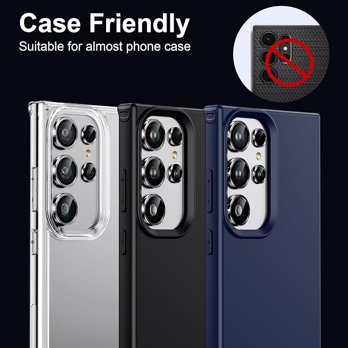 WSKEN for Samsung Galaxy S24 Ultra Camera Lens Protector, Ultra Thin Scratch - Image 5