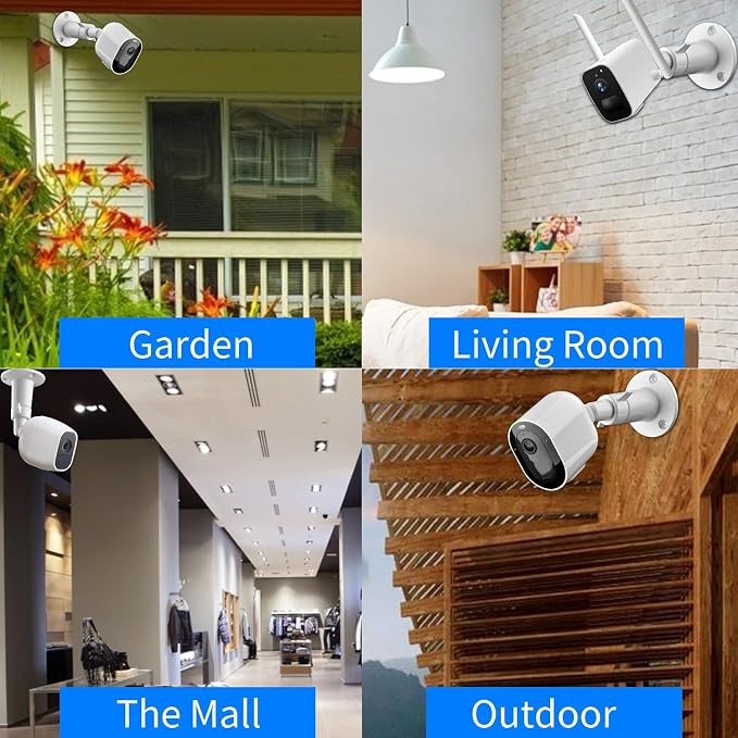 Security Camera Universal Mounting Bracket, Adjustable Indoor/Outdoor Security - Image 4