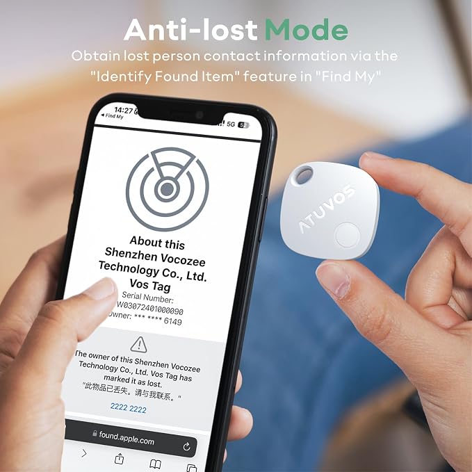 ATUVOS Luggage Tracker, Key Finder, Item Locator - Image 5