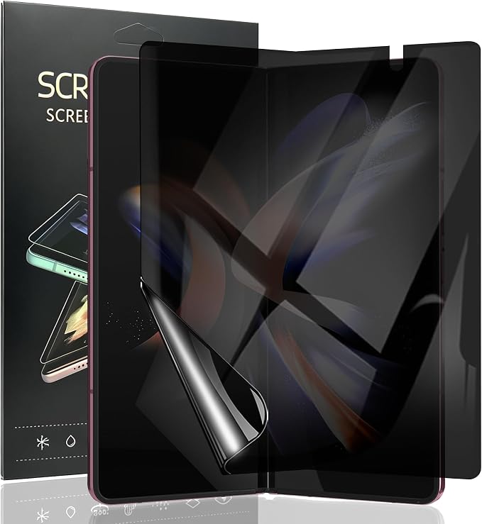 for Samsung Galaxy Z Fold 4 Inner Privacy Screen Protector 1 Pack. Anti Scratch by Unknown