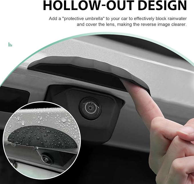 Car Rear View Camera Cover, Waterproof Umbrella-shaped Backup Lens Protector - Image 6