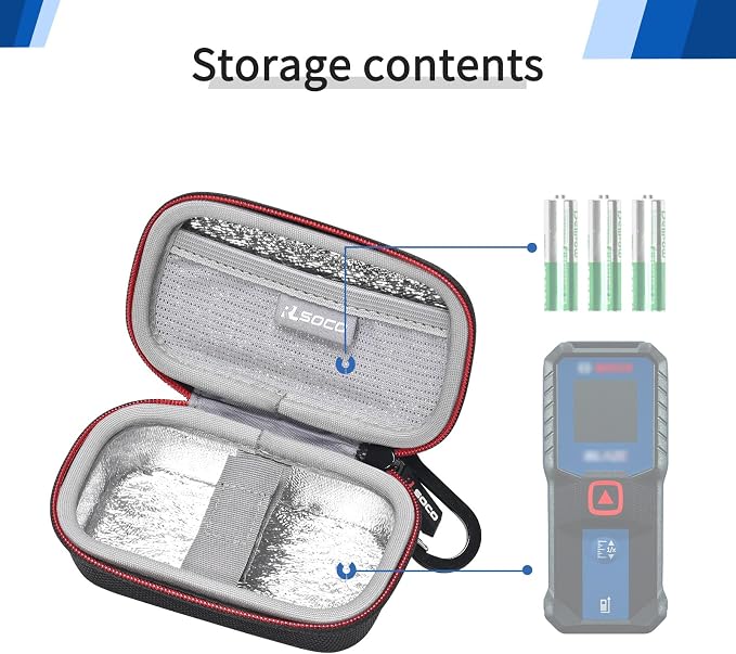 RLSOCO Carrying Case for BOSCH GLM100-23 100 Ft Blaze Laser Distance Measure - Image 5
