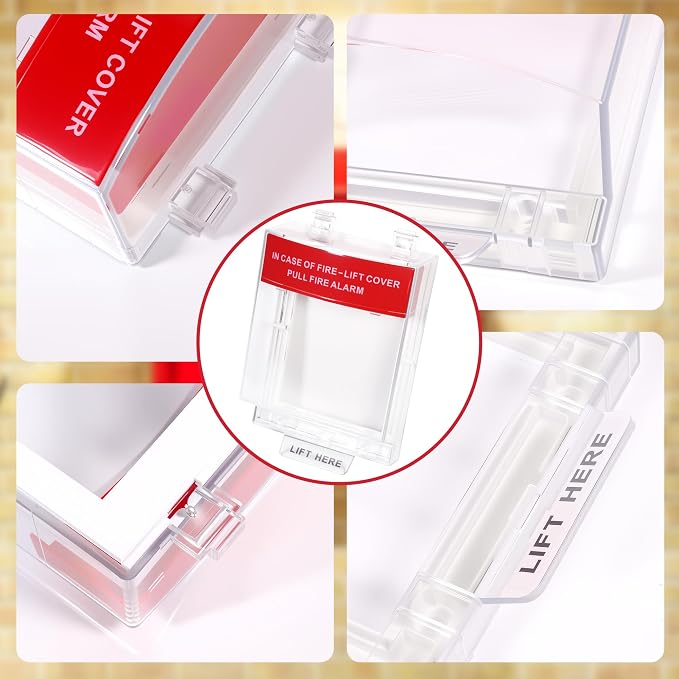 Fire Alarm Protective Cover Manual Call Point Button Protective Guard - Image 3