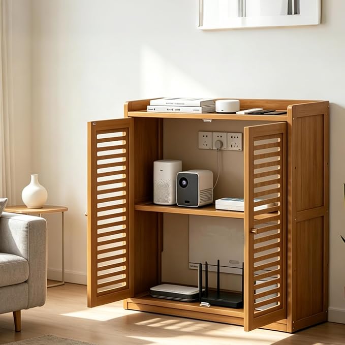 WiFi Router Storage Cabinet by Unknown