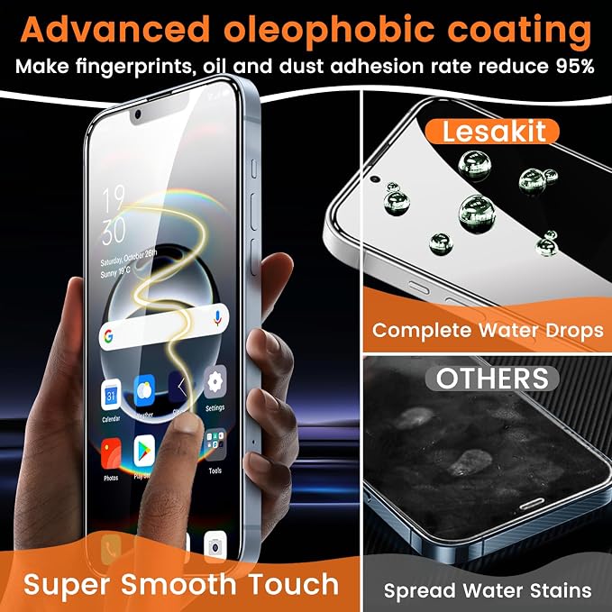 Lesakit 3+3 Pack Privacy Screen Protector - Image 6