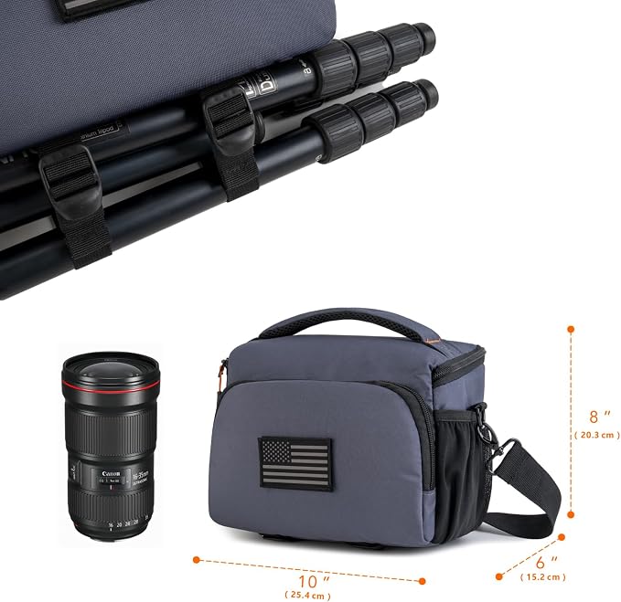 Vogano Camera Bag, Protective Covers Photography Shoulder Bag Compatible - Image 3