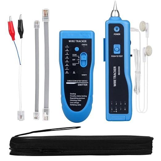 Cable Tracer Ethernet Network Cable Tester RJ45 RJ11 by Moocci