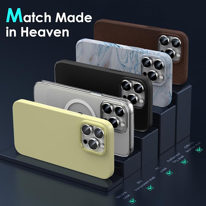 YWXTW CameraLens Protector, Tempered Glass Screen Metal Individual Cover - Image 6