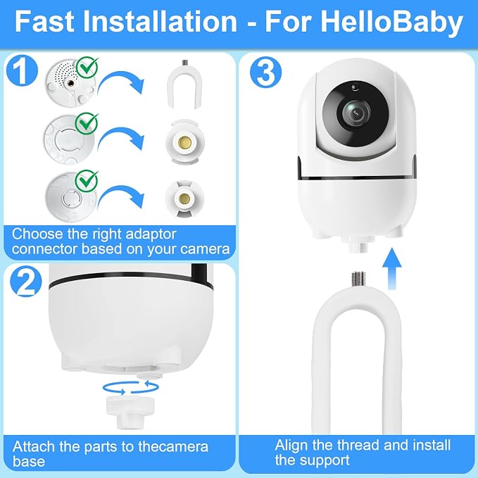 Flexible Baby Monitor Mount for HelloBaby - Image 4