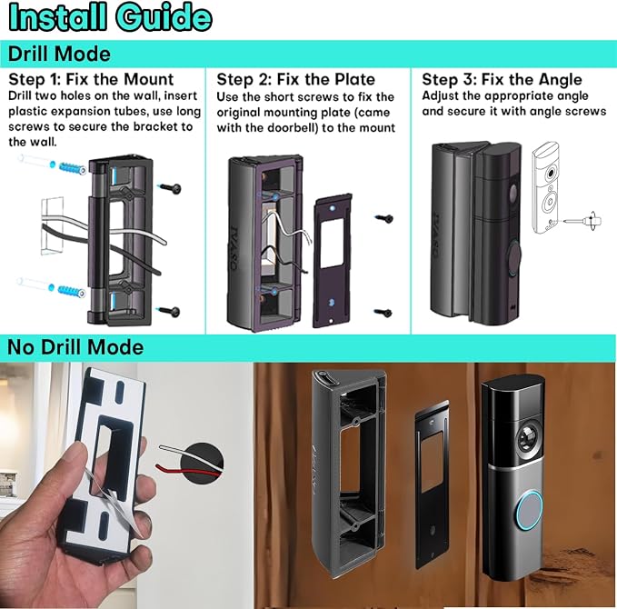 30°-55° Adjustable Angle Mount Bracket - Image 7