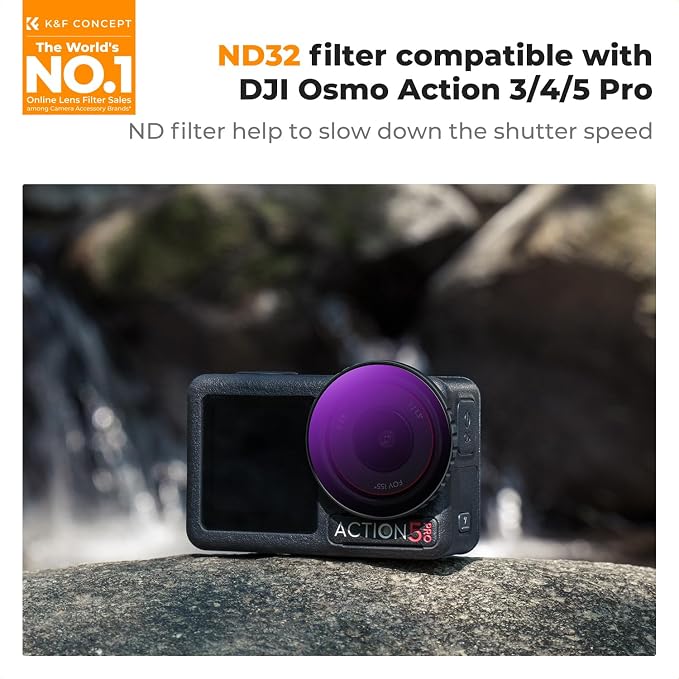 K&F CONCEPT Push-in Fit ND32 Lens Filter - Image 2