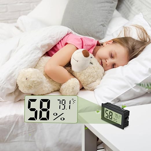 Humidity Meter Indoor Thermometer 6-Pack Mini Digital Thermometer Hygrometer - Image 6