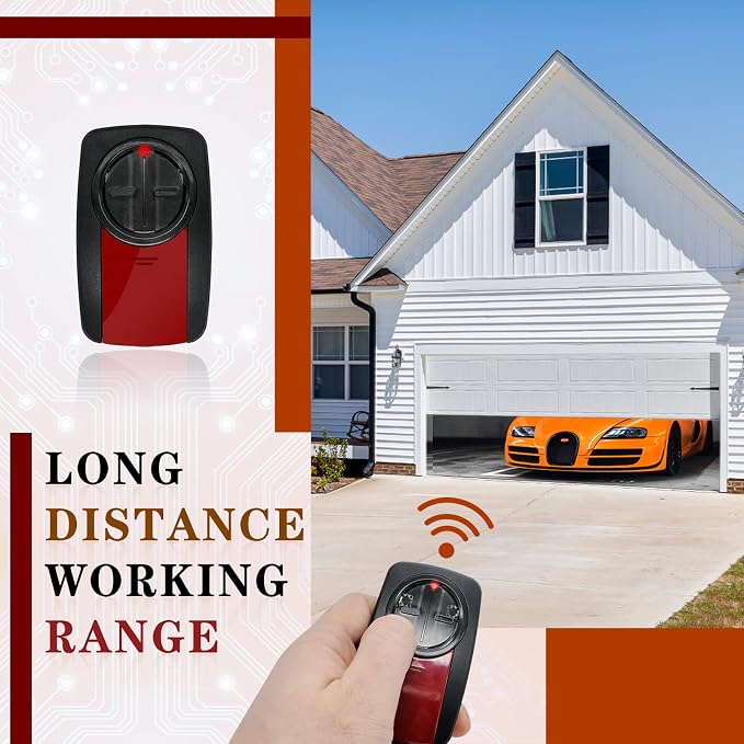 New Upgraded 380UT 375UT Universal Remote Control Replace Liftmaster Garage - Image 4