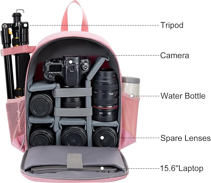 CADeN Camera Backpack Bag Professional - Image 4