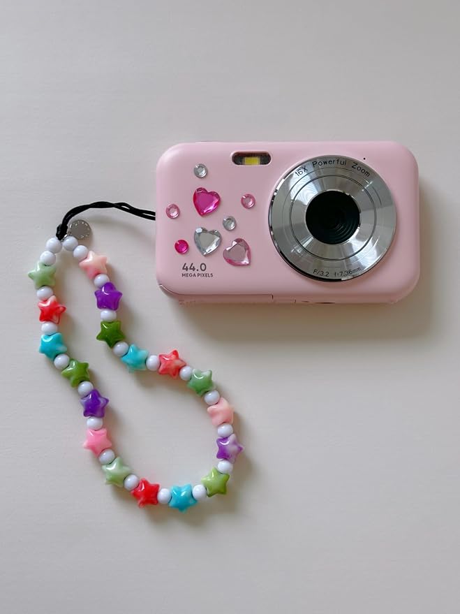 Drawwind Phone Charm Beaded Wristlet Strap Universal Cell Phone Lanyard Cute - Image 5