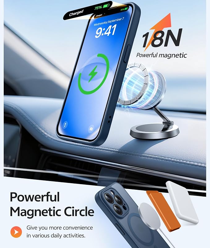 FNTCASE for iPhone 13 Pro Case: Translucent Matte Cases - Image 3