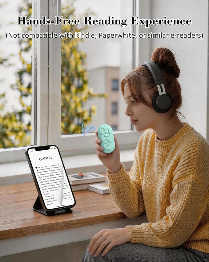 Bluetooth Remote Controller for TikTok Scrolling/Camera/Video Recording/Kindle - Image 5