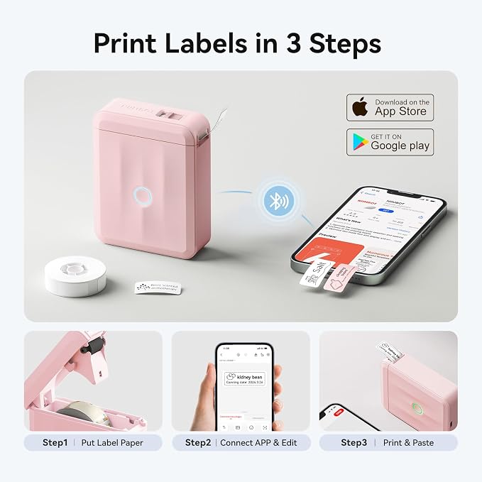 NIIMBOT D110 Upgraded Version Mini Label Maker Machine - Image 9