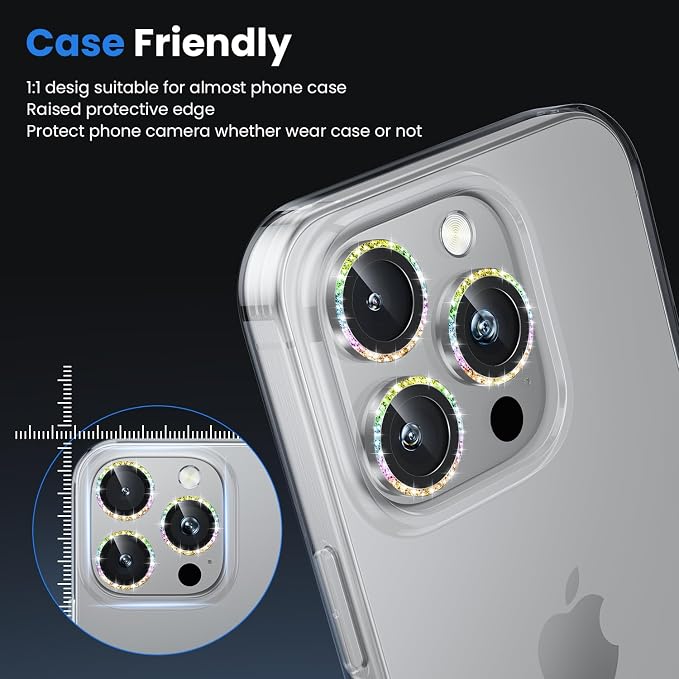 WSKEN for iPhone 16 Pro/iPhone 16 Pro Max Camera Lens Protector - Image 5