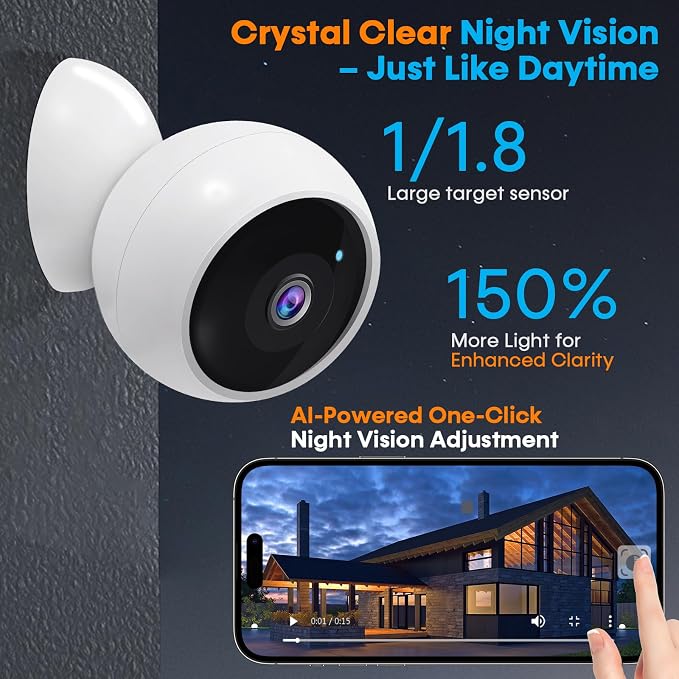 AMTIFO Security Cameras Wireless Outdoor Magnetic - Image 6