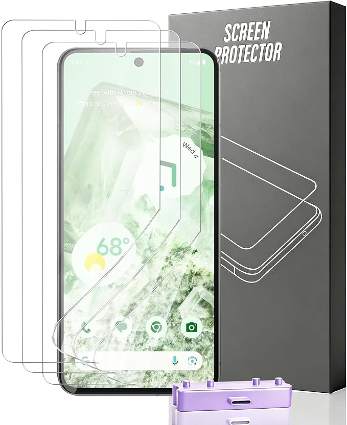 3 Pack Screen Protector for Google Pixel 8, TPU Film by Unknown