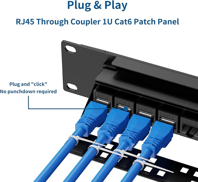 CableGeeker Patch Panel 24 Port Cat6 - Image 4