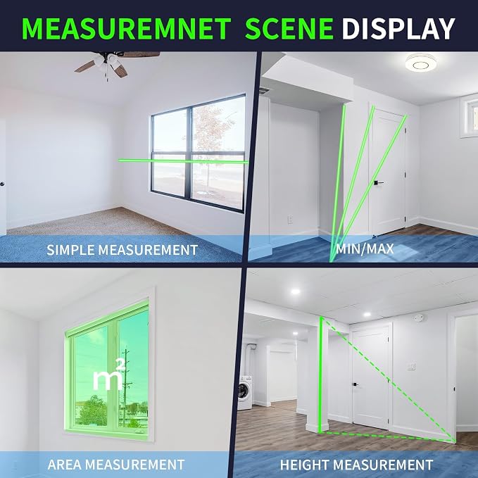 328Ft Green Laser Distance Meter – Digital Laser Measure - Image 8