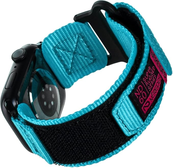 Nereides Compatible with Apple Watch Band Ultra 3/2/1, Nylon Sports Strap with by NEREIDES