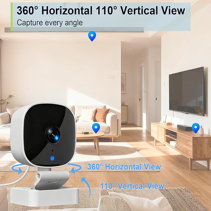 Security Camera Indoor, 2K HD WiFi Cameras - Image 5