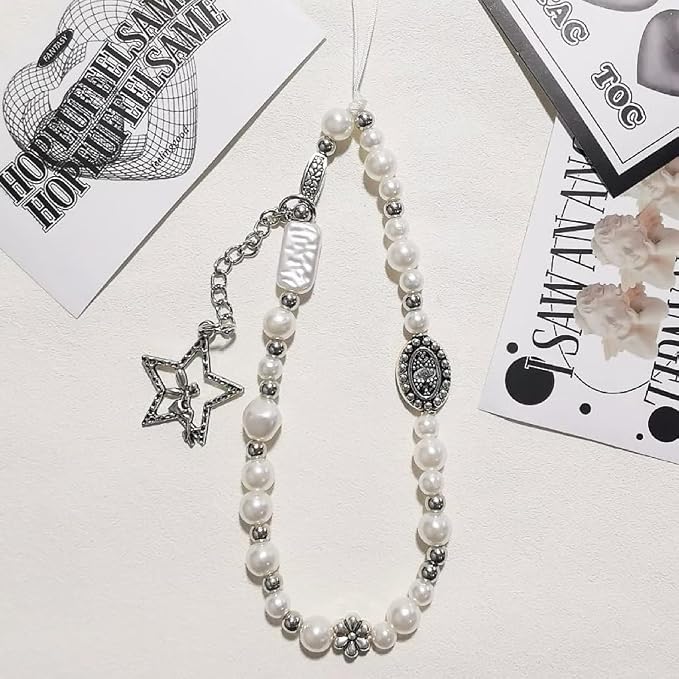 Beaded Camera Wrist Strap Cute Digital Camera Charm Lanyard, Phone Wristlet - Image 2