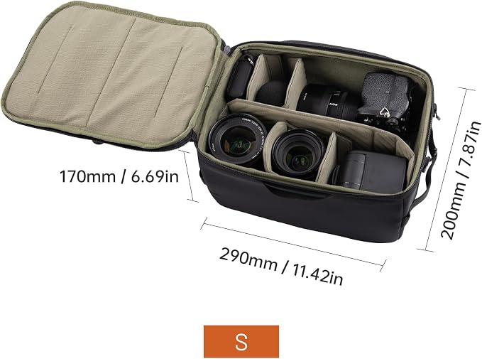 PGYTECH Small Camera Insert Bag, Waterproof Lens Pouch - Image 2