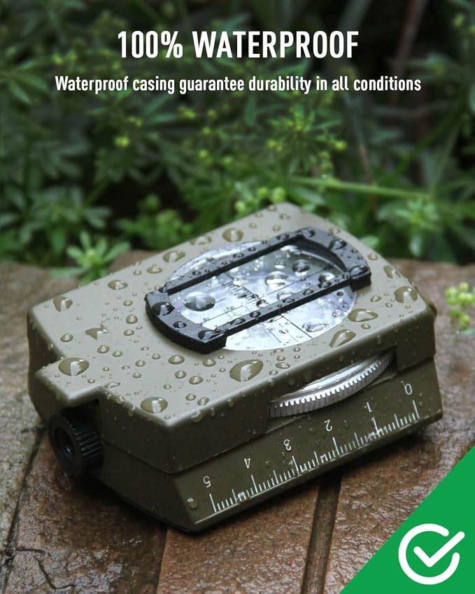 Eyeskey Multifunctional Tactical Survival Military Compass - Image 6