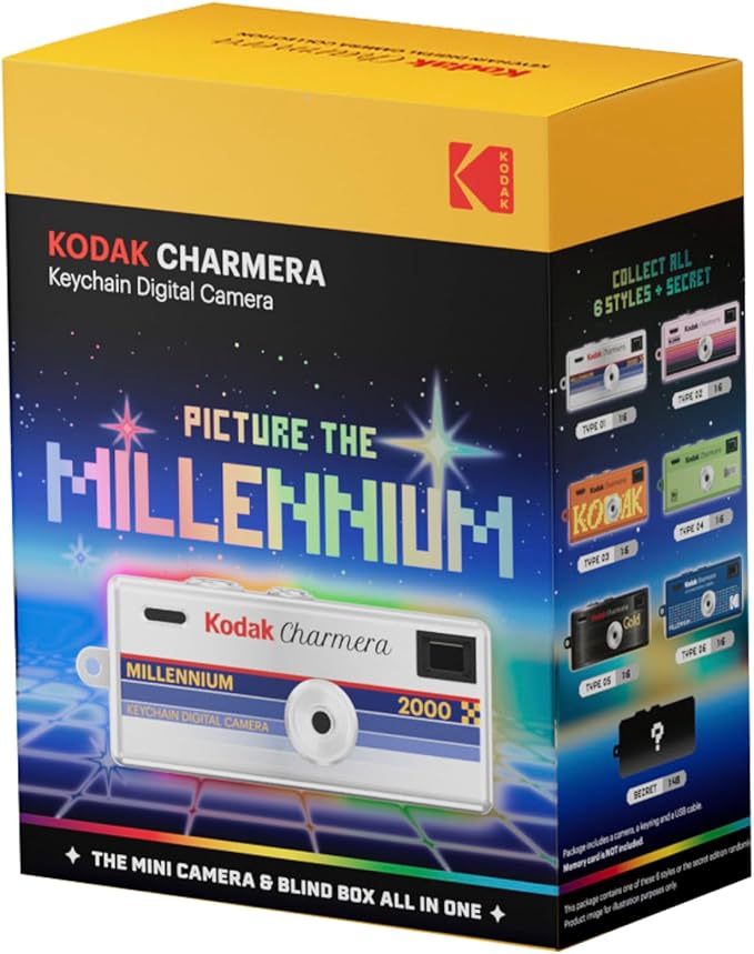 KODAK CHARMERA Keychain Digital Camera Blind Box Millennium Single Box - Image 2