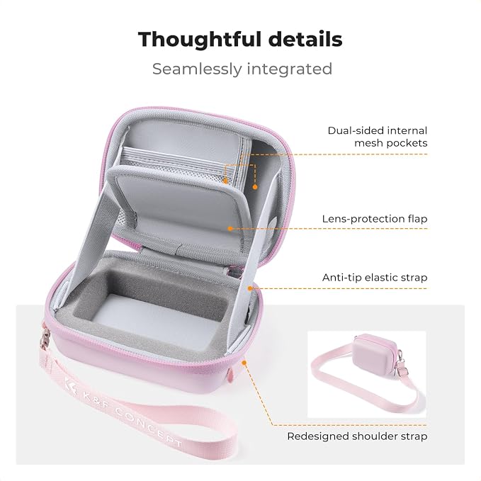K&F CONCEPT Carrying Case for Digital Camera, Small Hard Shell Protective Case - Image 7