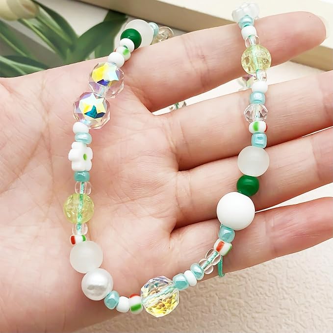 Beaded Camera Wrist Strap Cute Digital Camera Charm Lanyard Phone Chain - Image 4