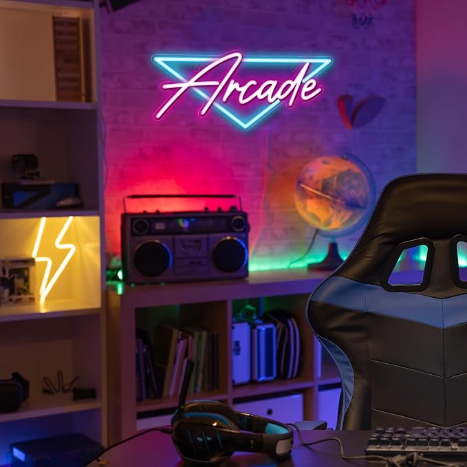 Kavaas Arcade Neon Sign, LED Arcade Signs - Image 6