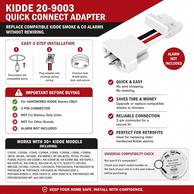 Kiddes' 20-9003 Quick Connect Adapter Plug - Image 2