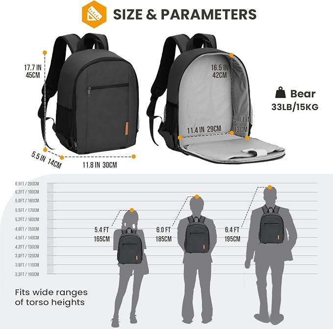 TARION Camera Bag DSLR Camera Backpack - Image 6