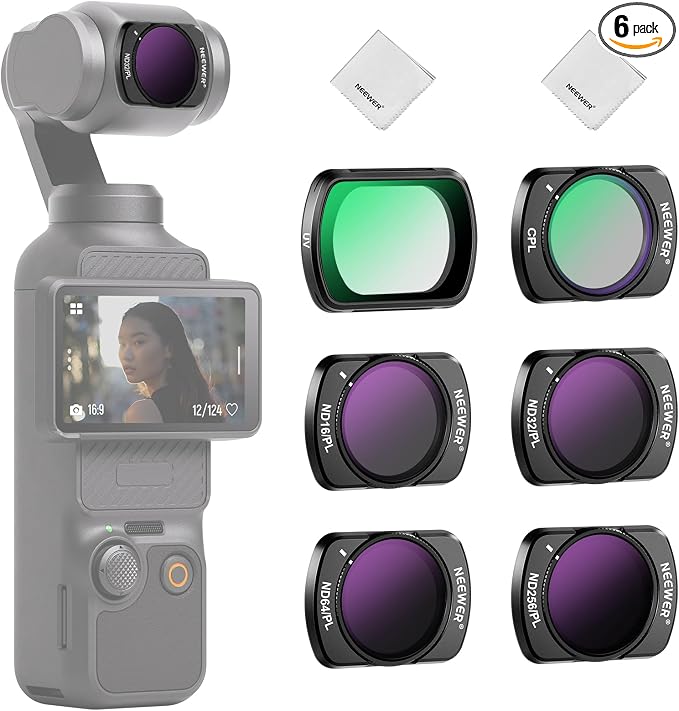 NEEWER Magnetic ND/PL + CPL + UV Filter Set Compatible by Neewer