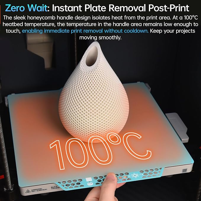 BIQU CryoGrip Pro Glacier 257x257mm Panda Build Plate - Image 3
