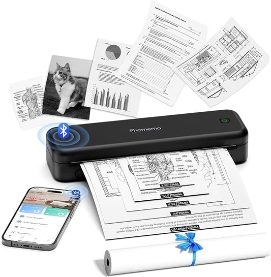 Phomemo M834 Portable Printer Wireless by Phomemo