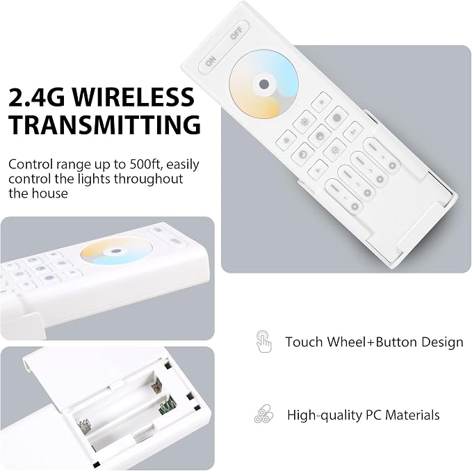 4-Zone 2.4G Wireless RF Remote Control, 99ft 360 Control, 4 Channel Group - Image 5