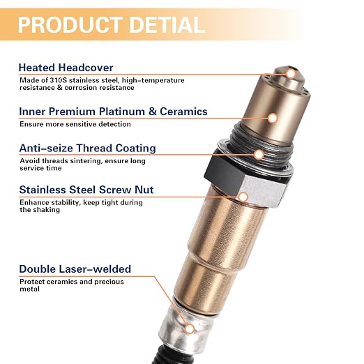 Nifeida 250-24773 234-4818 Oxygen Sensor Heated Air Fuel Ratio O2 Sensor - Image 3
